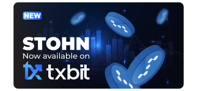 Stohn Joins the Cryptocurrency Marketplace with Its Inclusion on TXbit Exchange